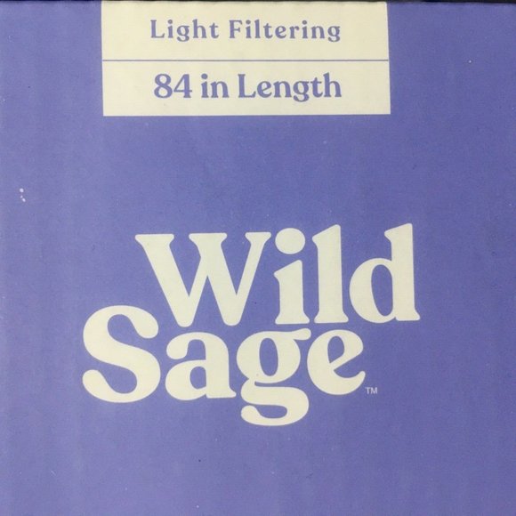 new NAVY Wild Sage Julianna Floral 100% Cotton Back Tab Window Curtain 84"Lx50"W - Picture 3 of 13